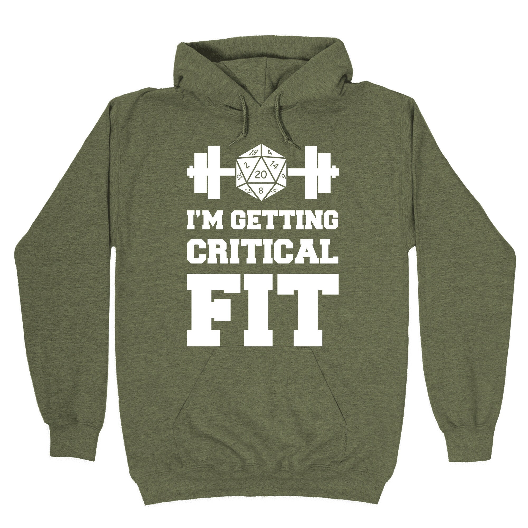 I'm Getting Critical Fit Hoodie